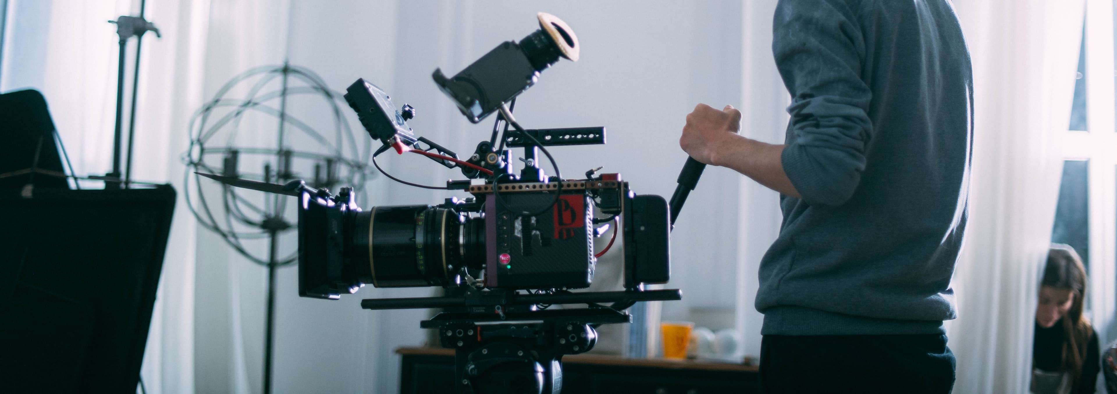 テレビ番組の撮影現場